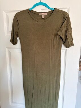 Forever 21 Olive Green Dress Medium